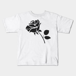 black rose Kids T-Shirt